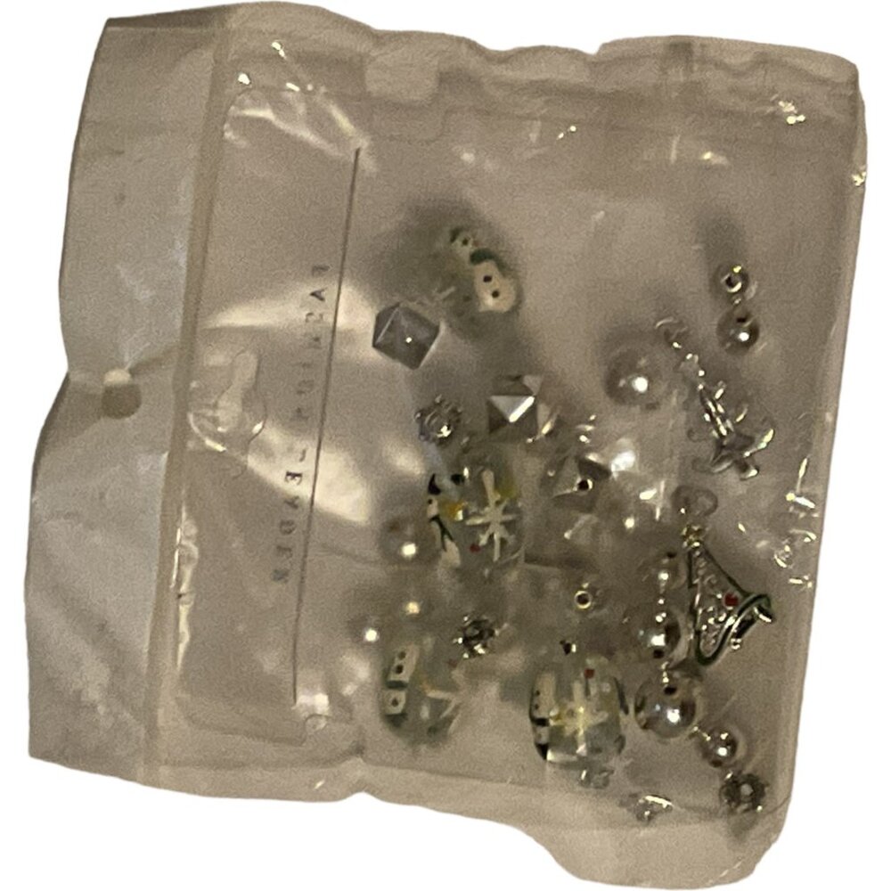 Fashion Leader Christmas Snowman Christmas Tree Beads Bracelet Crafters Bag